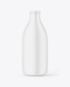 Matte Milk Bottle Mockup