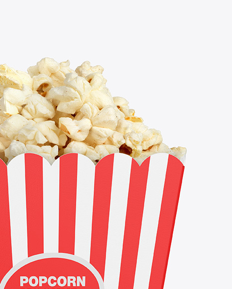 Popcorn Bag Mockup