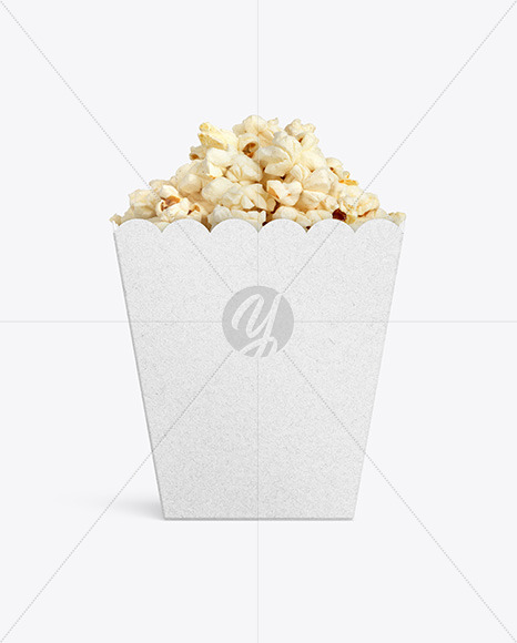 Kraft Popcorn Bag Mockup