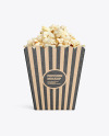 Kraft Popcorn Bag Mockup