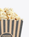 Kraft Popcorn Bag Mockup