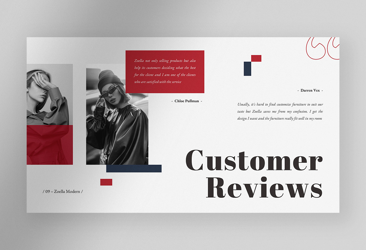 Zoella - Red Scarf Simple & Modern Business Presentation Zoella - Red Scarf Simple & Modern Business Presentation