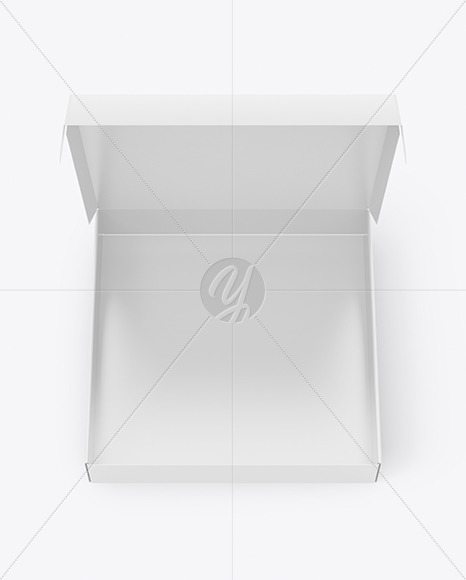 Opened Paper Box Mockup