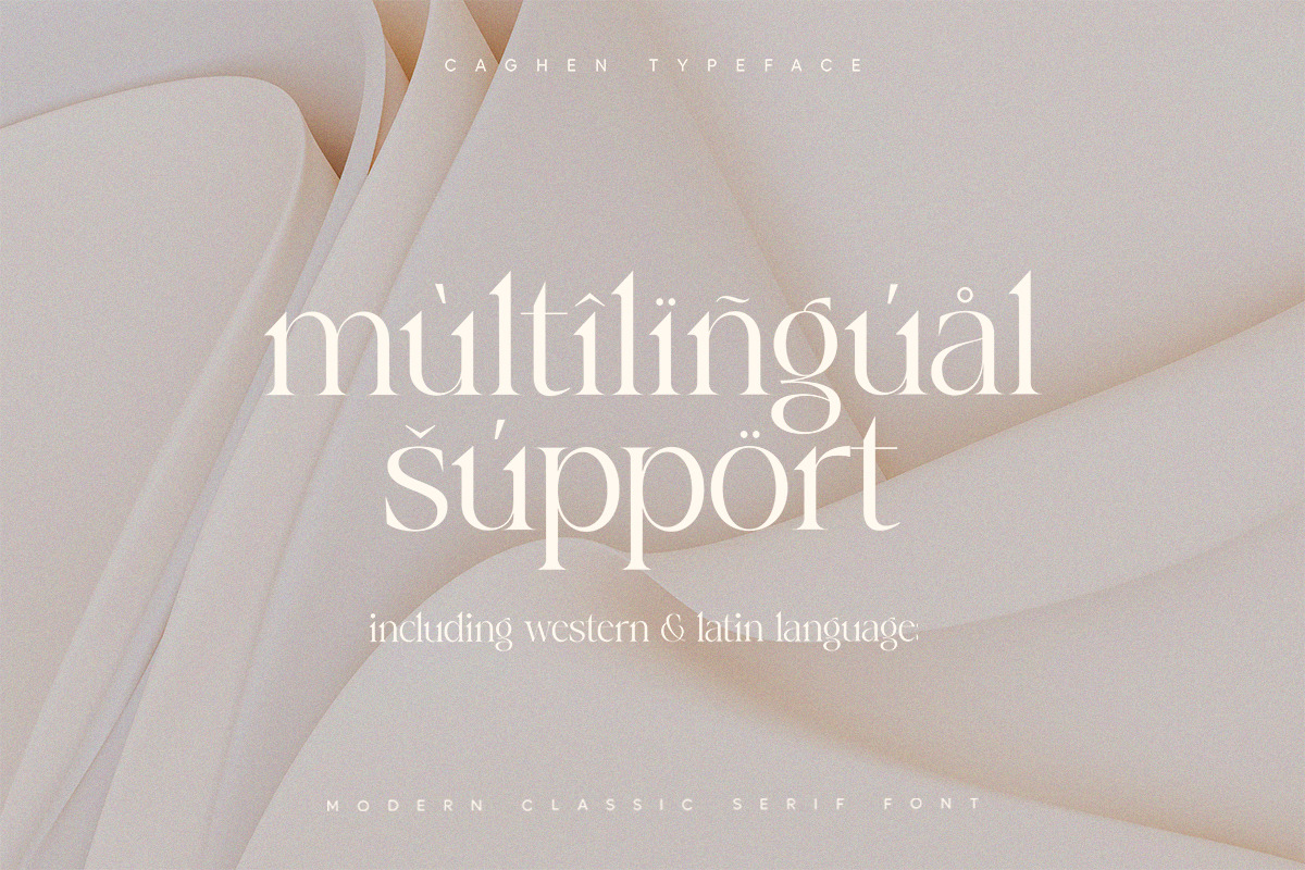Caghen | Rich Ligature Serif Caghen | Rich Ligature Serif