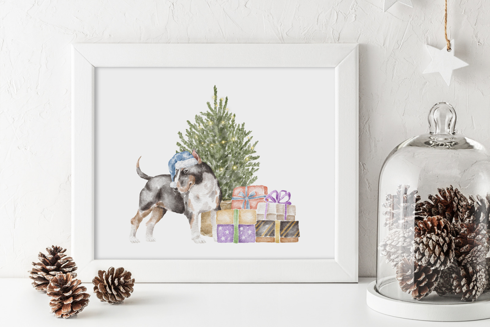 Bullterrier dogs and puppies clipart Bullterrier dogs and puppies clipart