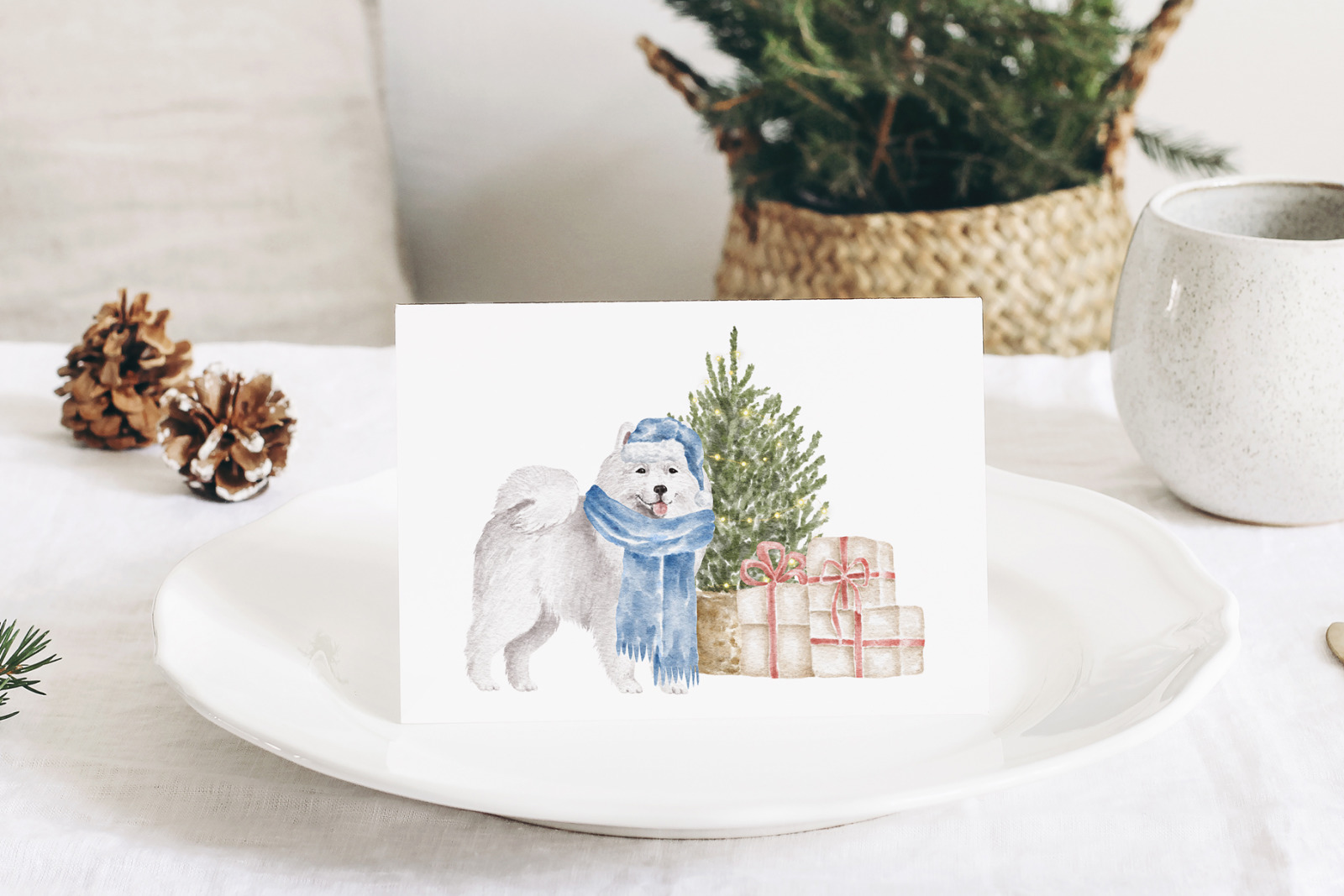 Samoyed dogs and puppies clipart Samoyed dogs and puppies clipart