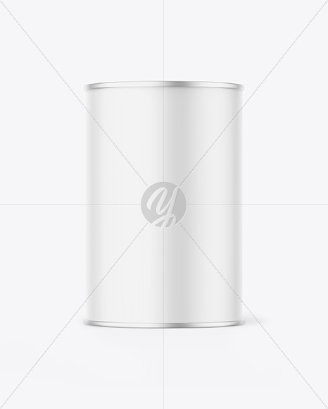 Tin Can w/ Matte Finish Mockup