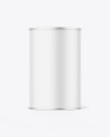Tin Can w/ Matte Finish Mockup