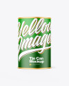 Tin Can w/ Matte Finish Mockup