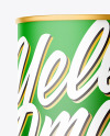 Tin Can w/ Matte Finish Mockup