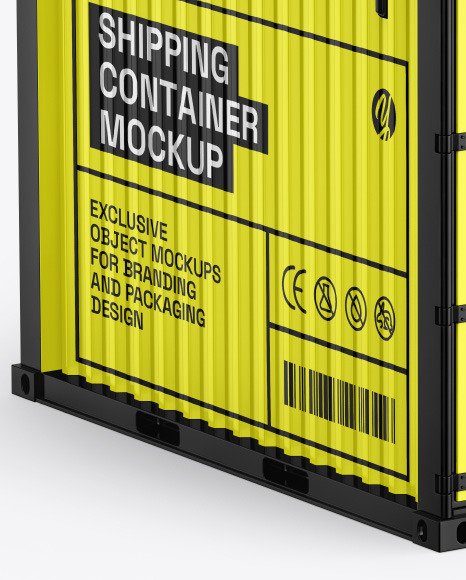 10F Shipping Container Mockup