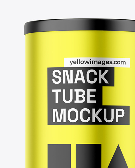 Metallized Snack Tube Mockup