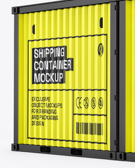 10F Shipping Containers Mockup