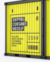 10F Shipping Containers Mockup