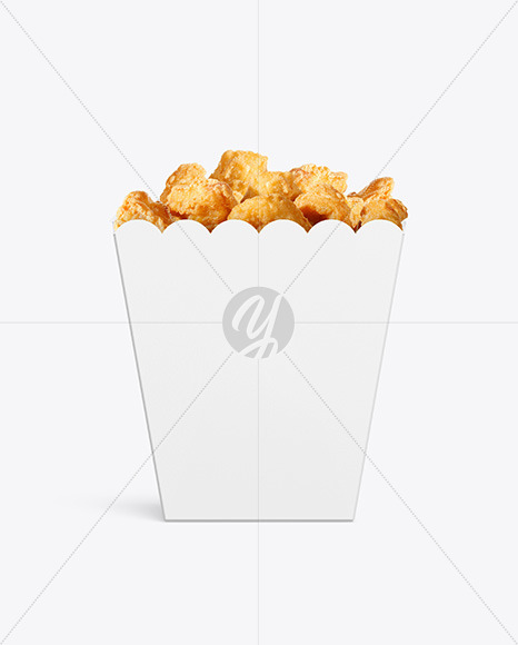 Paper Bucket W/ Chicken Mockup