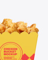 Paper Bucket W/ Chicken Mockup