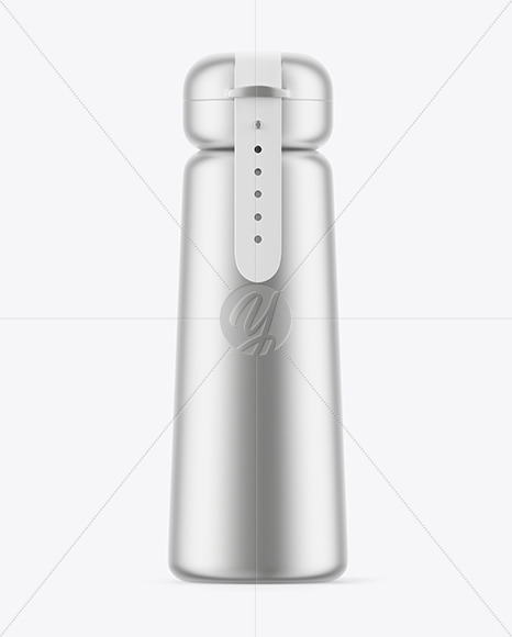 Metallic Sport Bottle Mockup