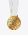 Golden Medal Mockup