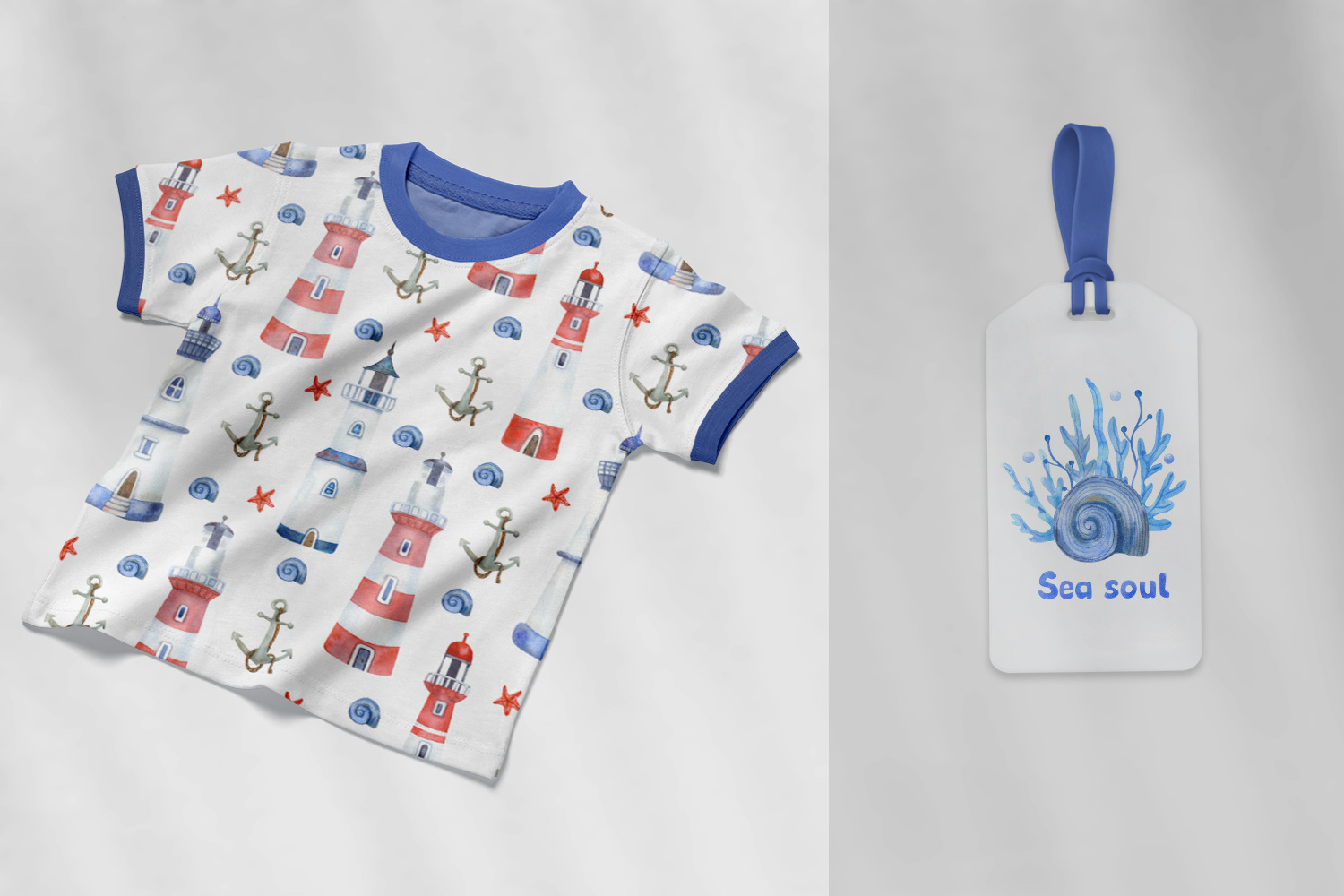 Nautical Mile Watercolor Collection Nautical Mile Watercolor Collection