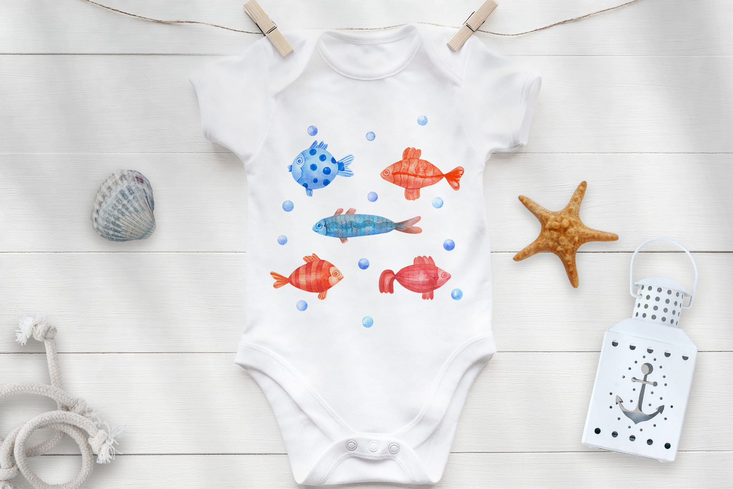 Nautical Mile Watercolor Collection Nautical Mile Watercolor Collection