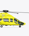 Helicopter Mockup - Side View