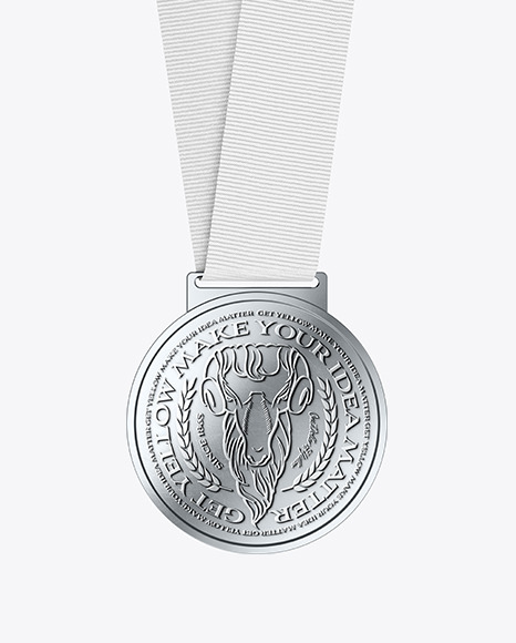 Silver Medal Mockup