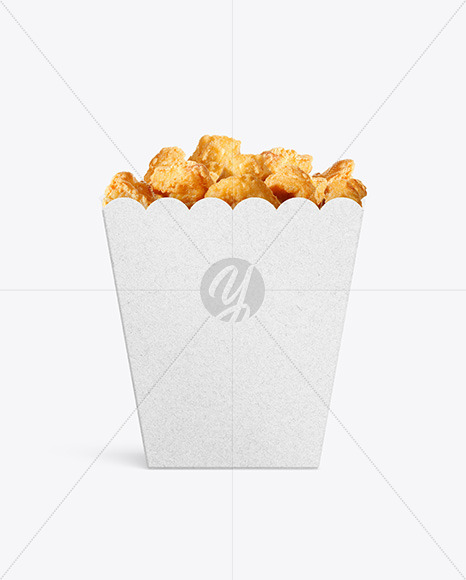 Kraft Bucket W/ Chicken Mockup