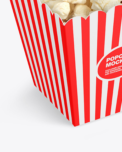 Popcorn Bag Mockup