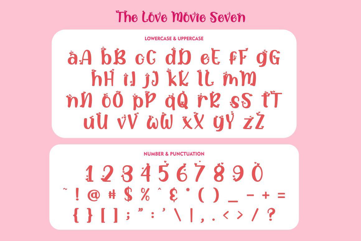 The Love Movies - Quirky Romantic Font