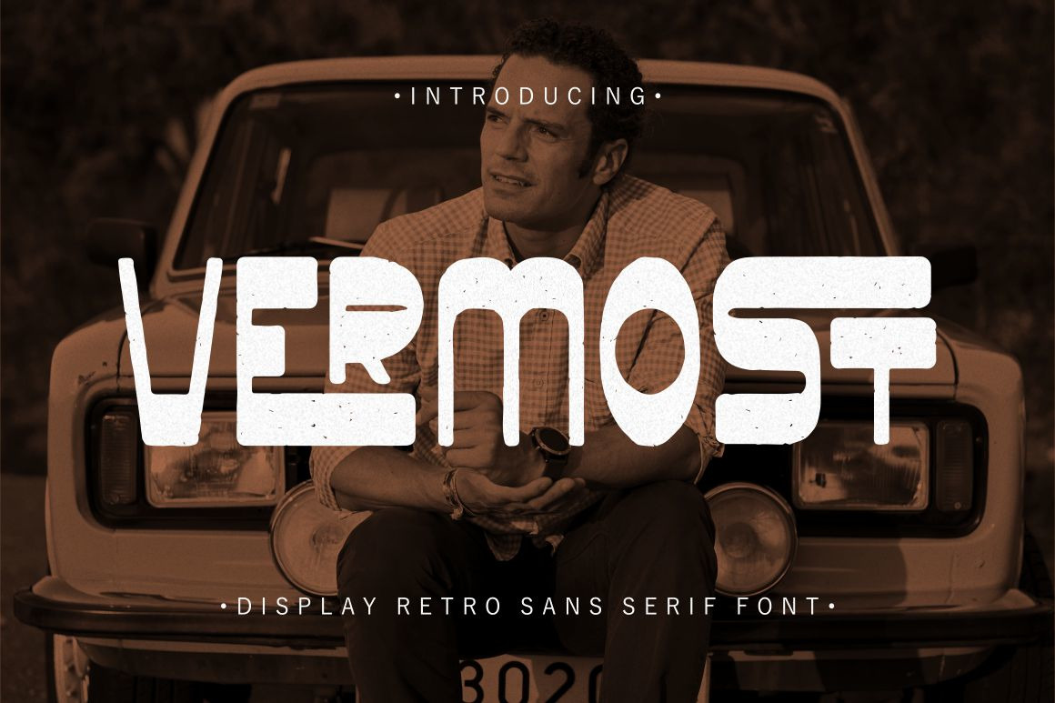 Vermost - Display Retro Sans Serif