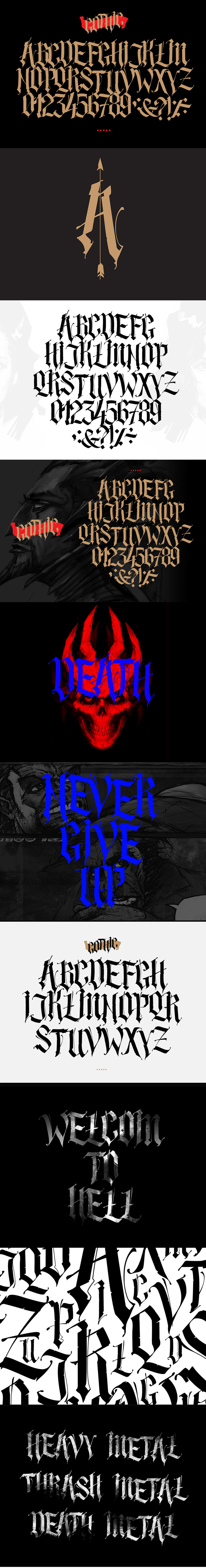 Gothic modern font! Gothic modern font!