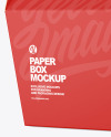 Paper Box w/ Handle Mockup