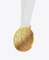 Golden Medal Mockup