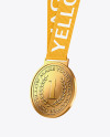 Golden Medal Mockup