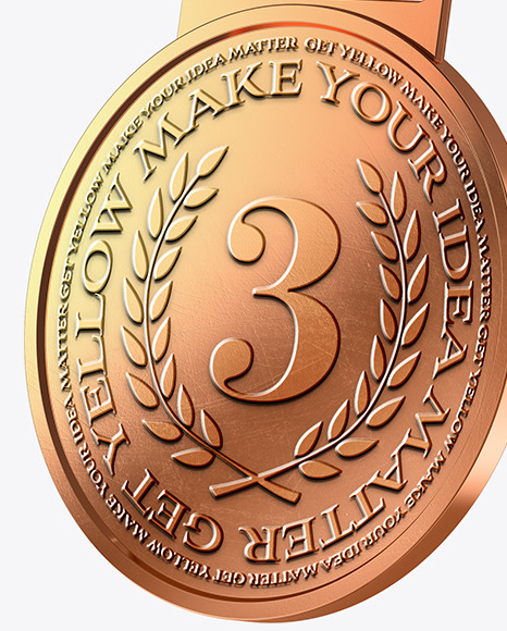 Bronze Medal Mockup