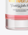 500ml Clear Glass Gin Bottle Mockup 500ml Clear Glass Gin Bottle Mockup