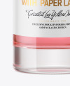 500ml Clear Glass Gin Bottle Mockup 500ml Clear Glass Gin Bottle Mockup