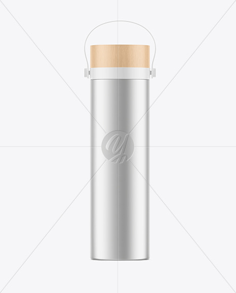 Metallic Bottle Mockup