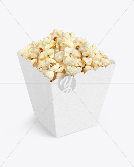 Kraft Popcorn Bag Mockup