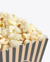 Kraft Popcorn Bag Mockup