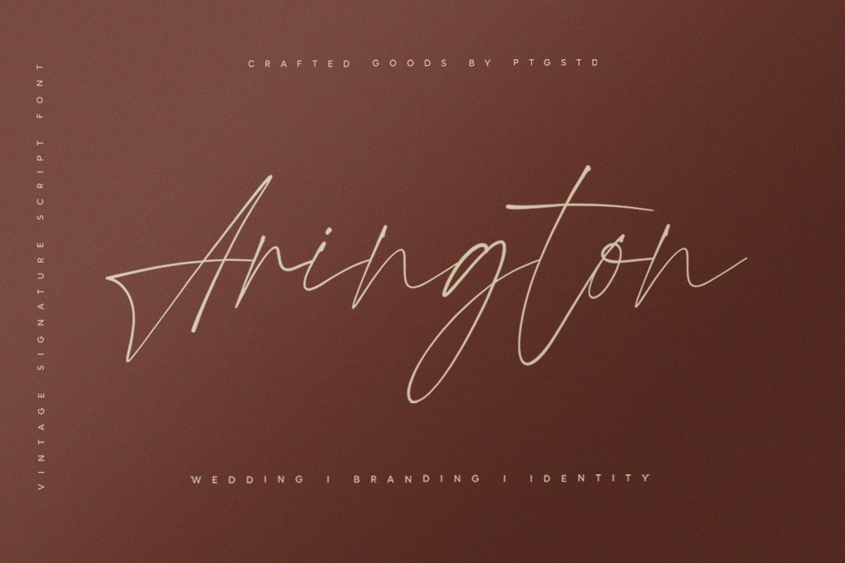 Arington | Vintage Signature Script Arington | Vintage Signature Script