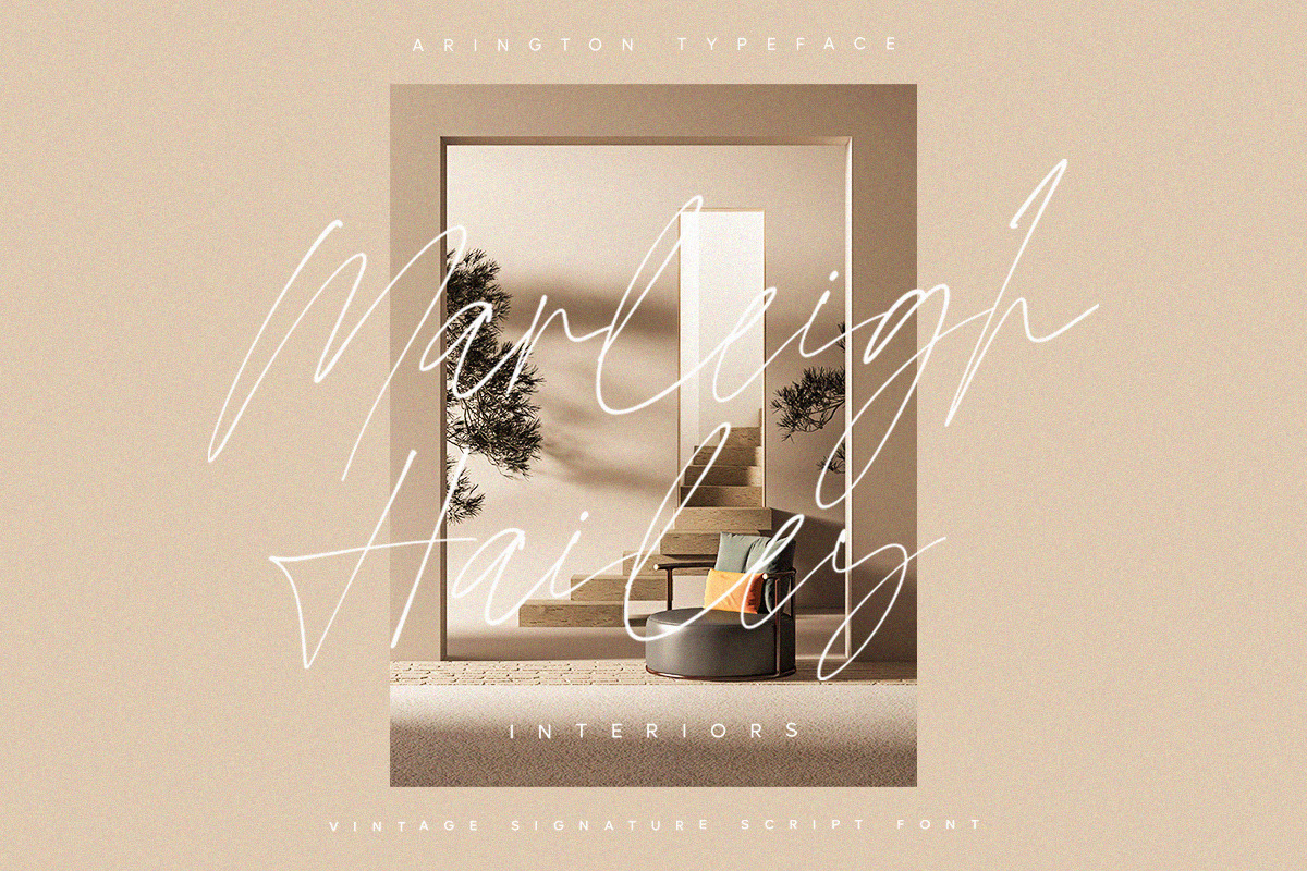 Arington | Vintage Signature Script Arington | Vintage Signature Script