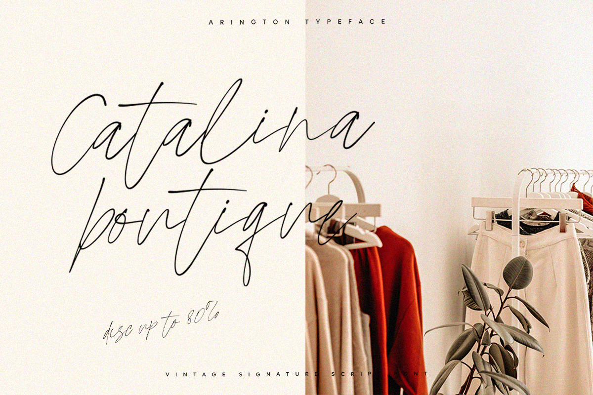 Arington | Vintage Signature Script