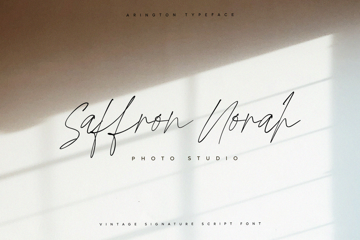 Arington | Vintage Signature Script Arington | Vintage Signature Script