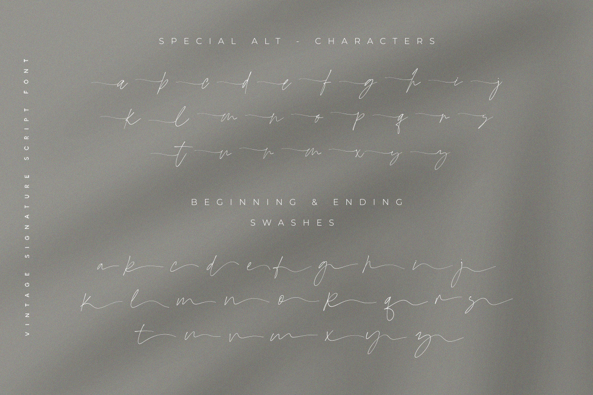 Arington | Vintage Signature Script Arington | Vintage Signature Script