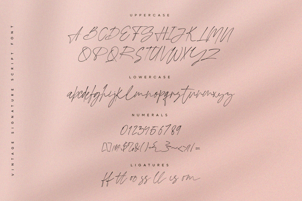 Arington | Vintage Signature Script Arington | Vintage Signature Script