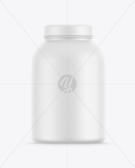 Matte Protein Jar Mockup