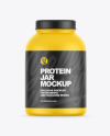 Matte Protein Jar Mockup