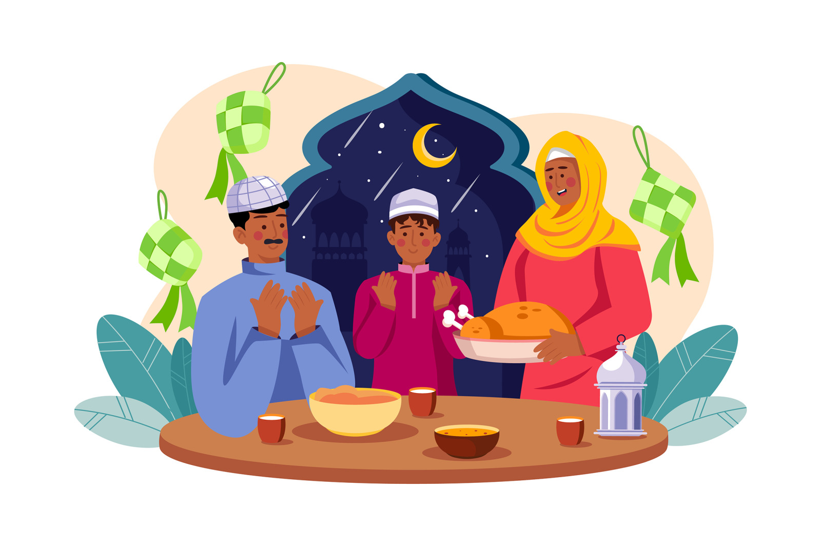 M545_Eid Al-adha Illustration Pack M545_Eid Al-adha Illustration Pack