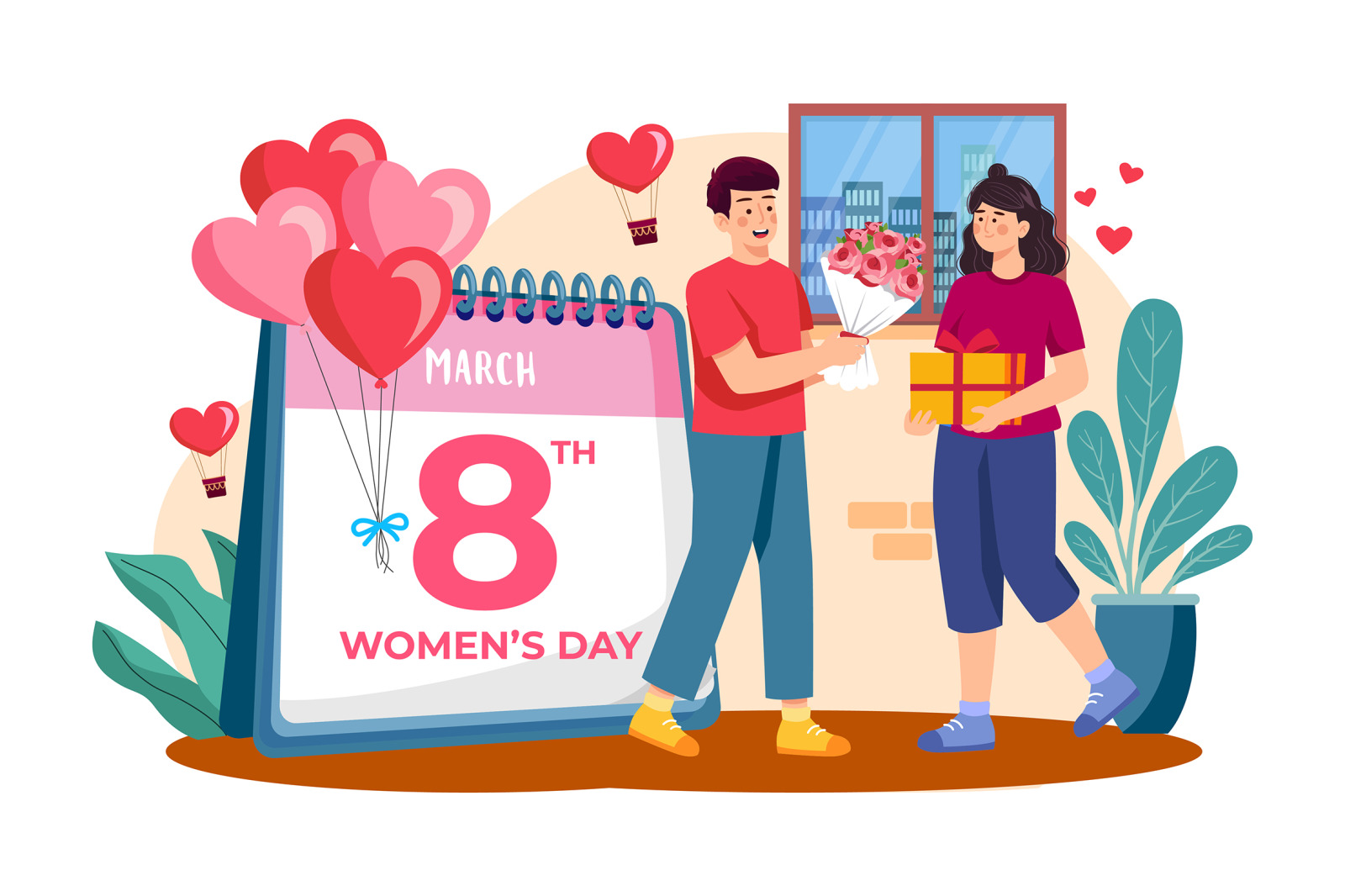 M546_Woman’s Day Illustration Pack